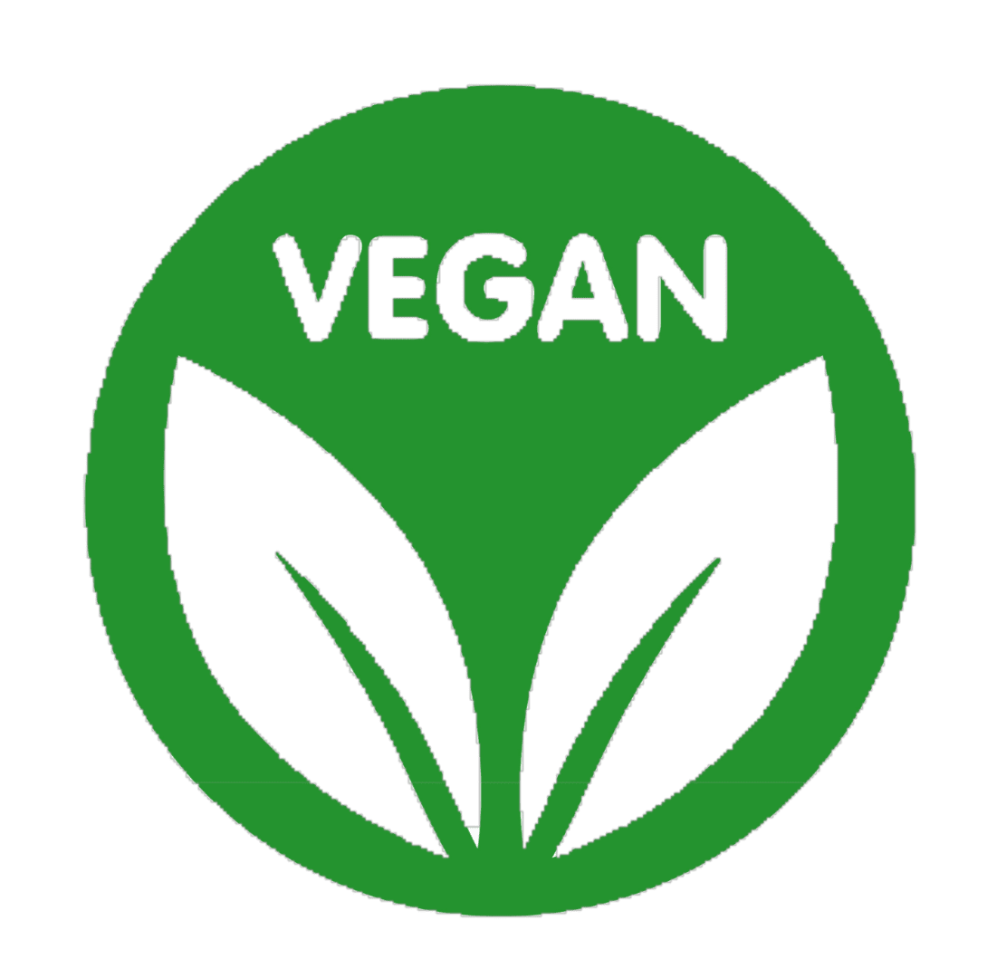 Green vegan certificate symbol